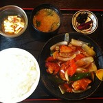 Koujan rou - 酢豚定食