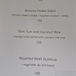 Asa Vegan Kitchen and Studio - メニュー