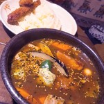 アジアンスープカリー べす - 2018/12  ハンバーグカリー3.5番