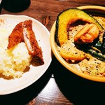 アジアンスープカリー べす - 2018/12  チキン＆野菜カリー4番・ナリアルスープ