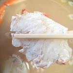 札幌市場めし　まるさん亭 - お鍋持参のテイクアウト蟹汁３人前で１０５０円（税込）のアップ【２０１８年１２月】