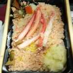 一文字家 - カニ蒸し寿司弁当1500円