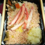 一文字家 - カニ蒸し寿司弁当1500円