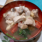 うを徳 - 2018.12 お雑煮（お餅、カラスミ、甘鯛、比内地鶏）