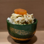 うを徳 - 2018.12 新潟松葉蟹とイクラとカラスミのミニ丼