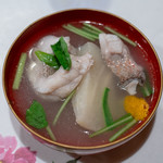 うを徳 - 2018.12 聖護院蕪と明石甘鯛の潮汁