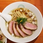 麺屋 六感堂 - 鴨南蛮＋鴨ロースト増し