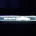 RISTORANTE Orobianco - 店名プレート