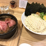 麺屋さくら - 和牛つけ麺、肉増し
