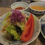 Tsujikawa - スープと一緒にサラダもテーブルに運ばれて来ました。
                      