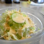 ミニサラダ付きです