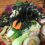 なにや - つけ麺（五色麺）アップ