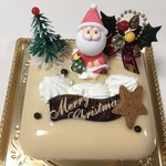 菓匠 幹栄 × Cafe Latte 57℃ - 2018年クリスマスケーキ　クリスマスキャラメル　3780円
