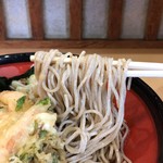 そばの神田 東一屋 - 冷しえびかき揚