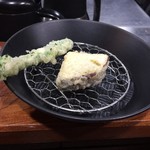 そば くら富 - 菜花 薩摩藷