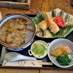 みのや - きしめん（具材別盛Ver.）ｗｉｔｈ海老ちくわ天