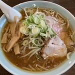 らーめん亭 赤門 - もやし入り味噌ラーメン