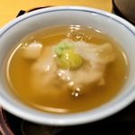 京懐石とゆば料理 松山閣 - 蕪蒸し、サワラ、銀杏、ゆり根、キクラゲ