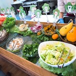 くるるの杜 農村レストラン - 【2018年12月】サラダコーナー、全般。