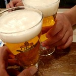 オホーツクビアファクトリー - ピルスナーで乾杯