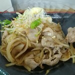 江戸家 - サラダもたっぷり 豚しょうが焼き