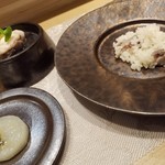 ファリナモーレ - ◆「アンコウ出汁とコンフィオイルのリゾット」