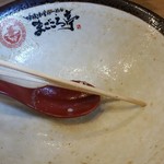 吟醸味噌らーめん まごころ亭 - 完食(^人^)