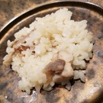 ファリナモーレ - ◆「アンコウ出汁とコンフィオイルのリゾット」