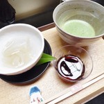 名古屋 浅田 - くずきり、抹茶