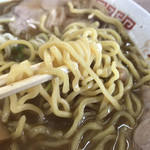 Ramen Furusato Ya - 中太の縮れ麺