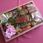 銀座うち山 - おせち　一段重　45000円