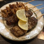 和鶏屋 - H.30.12.13.夜 皮塩 @140円税別・塩バラ @140円税別