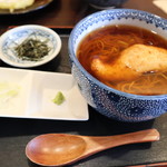 温かいとろろ蕎麦