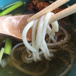 まん作 - 後半、ちょっとお蕎麦を潜らせてみます...♪*ﾟ
      合う合う♡