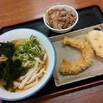 Chikusei - 牛肉うどん、天ぷら【2018.12】