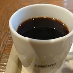 エ プロント - コーヒーはビター感が強く、甘いフレンチトーストには合いますね