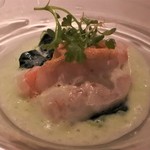 ④「日本海」…兵庫県柴山産甘エビ・ほうれん草