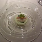 アッシュ - ④「日本海」…兵庫県柴山産甘エビ・ほうれん草