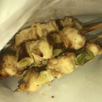 日本一 - 料理写真:塩ヒナネギ串 119円×5