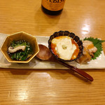 打心蕎庵 - 前菜3種盛り