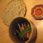 蕎麦 案山子 - 葱汁蕎麦
