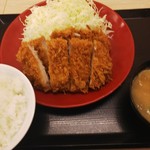 かつや - Wロースカツ定食(限定)¥790
            80g×2