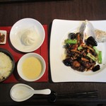 中国料理 桂花 - お昼のミニ会席 1,500円（税込）。　　　　　　2018.12.29
