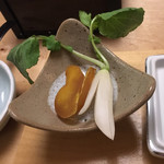 白金温泉郷 森の旅亭 びえい - 自家製唐墨･ミニ大根添え♬︎