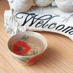 レストランRyu - 一目惚れした椿のお猪口（￥1250）。柄に季節感があるし、手にも馴染みます♪