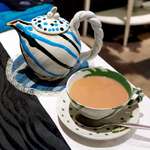 レストランRyu - 二杯目はミルクティーでシメ。時間が経って濃い味になった紅茶、この飲み方がまさにぴったり～