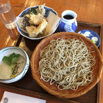 蕎麦 つづら - スズキの天せいろ　1,670円