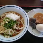 うどん 一福 - 冷ぶっかけ（1玉）とおでん