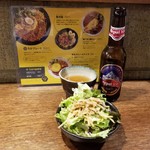 SPICY CURRY 魯珈 - ぷちサラダとネパールアイス