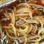 とり雅 - 冷やしザルラー油てんこ盛り